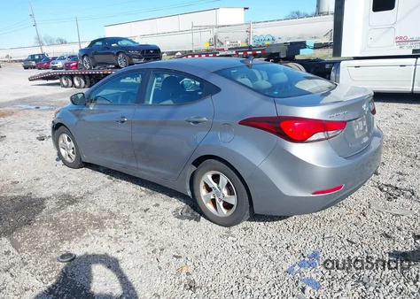 2014 Hyundai Elantra Se z USA, uszkodzony, nr VIN KMHDH4AE0EU131775